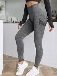 Leggins Mujer Push Up Gris
