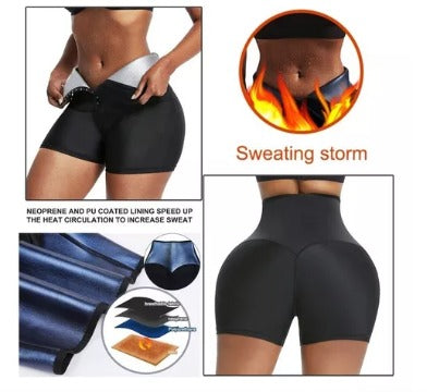 Pantalones Cortos de Sauna para Mujer