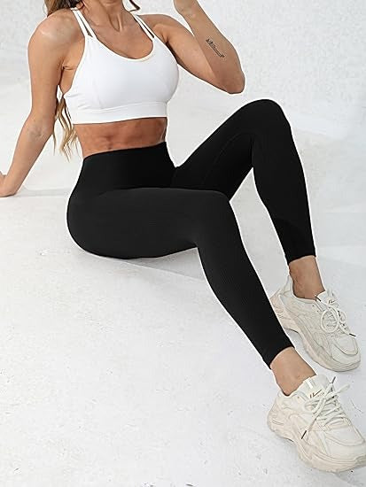 Leggins Mujer Push Up Negro