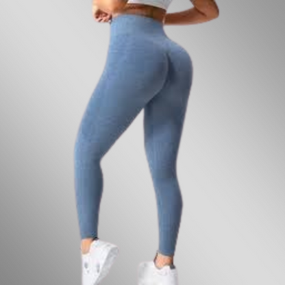 Leggins Mujer Push Up Azul